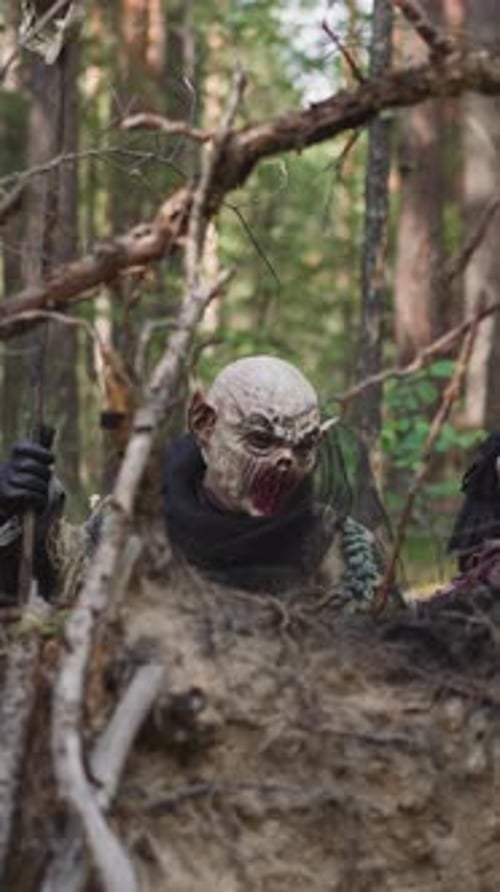 Monsters and Goblins in Forest Children's Camp