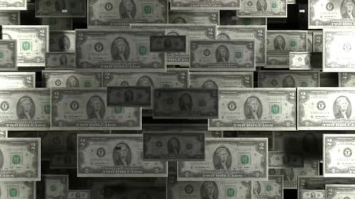 Animation en boucle à deux dollars