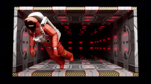 Anamorphic Astronaut Float