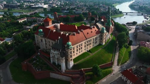 Krakow, Poland. Wawel royal Castle