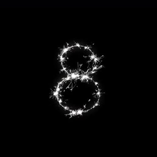 Sparkler Number Eight Animation Reveal
