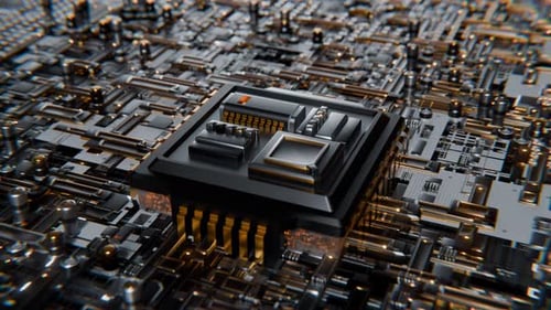 Advanced Microchip Connecting with a Motherboard