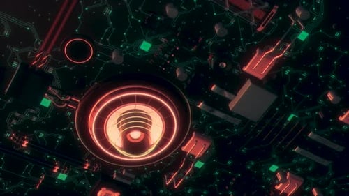 Neon Computer Chip System