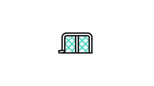 Hockey Goal Animated Icon