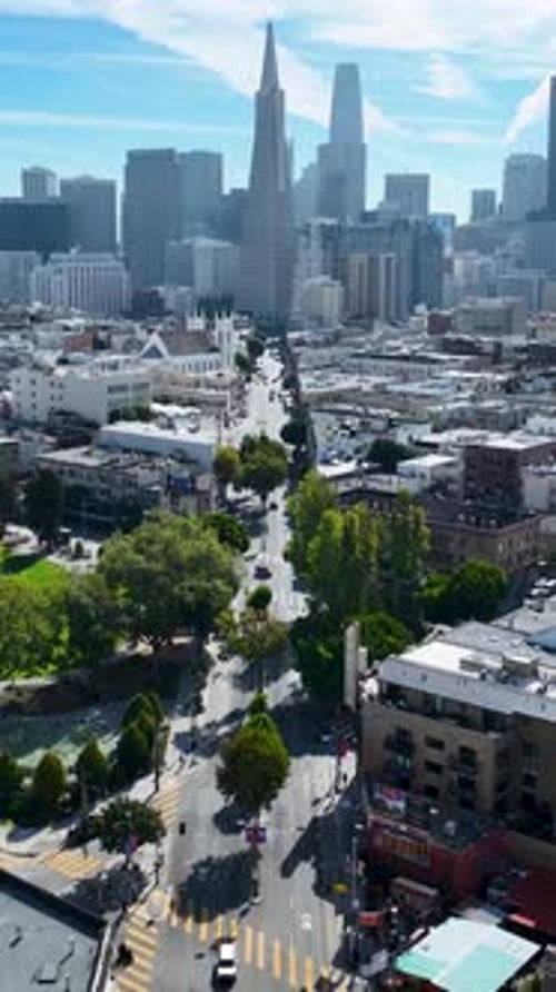 San Francisco Skyline At San Francisco In California United States.