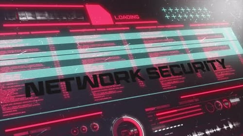 Digital Data Background Network Security