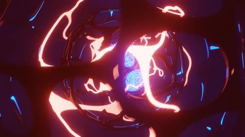 Sci-Fi Sphera Background Loop Animation in 1080HD