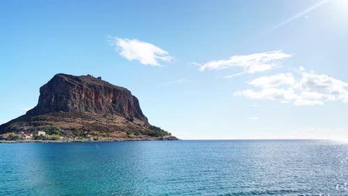 Isla
Monemvasia en Grecia. Lapso de tiempo
