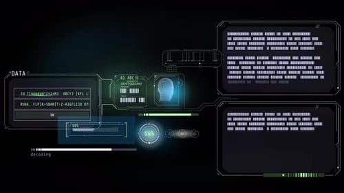 Virtuelles Panel mit Elektronisch Datensatz