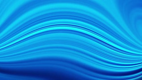 Smooth Blue Fluid Motion Abstract Background