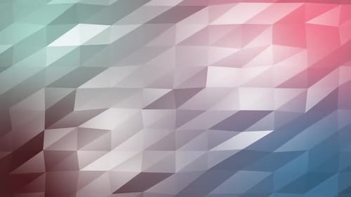 Colorful Geometric Polygonal Abstract Background Animation