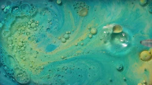 Abstract Paint Mixing Colors Ink Liquid Colorful Amazing Organic Background