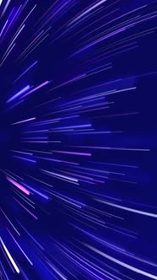 Futuristic Warp Speed Lines Abstract Background