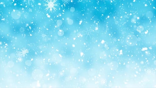 Weihnachts-Schneeflocken-Hintergrund Loop V5