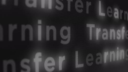 Digital Data Flowing Text Loop Background
