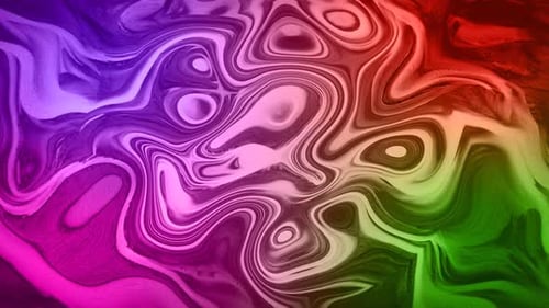Abstract Liquid Color Swirl Fluid Background Animation