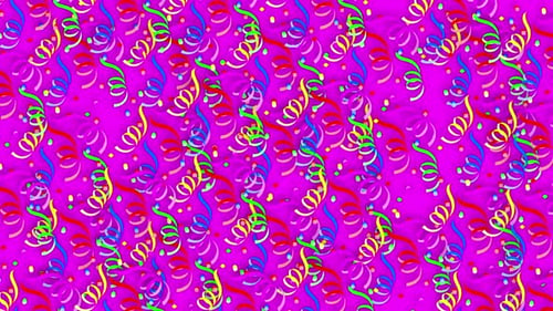 Confetti Celebrate Icon Loop Background