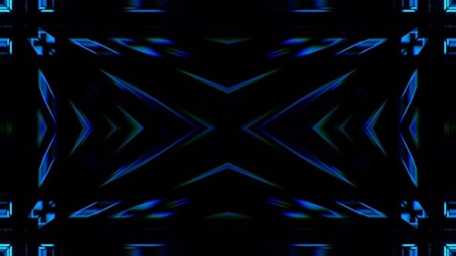 Pink And Blue Abstract Geometric Glowing Flashing Digital Pattern Background Vj Loop In 4K