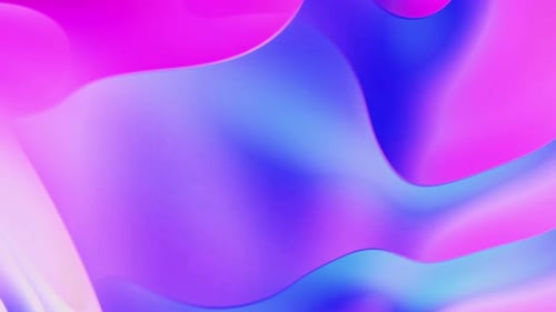 Abstract Fluid Gradient Background Loop with Smooth Waves