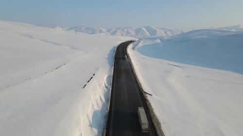 Luftaufnahme der Autobahn