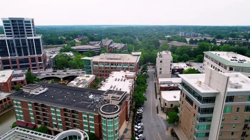 High Rise Buildings near the Reedy River in Greenville SC, Greenville South Carolina