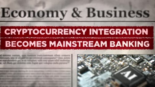 La integración de criptomonedas se convierte en la banca convencional