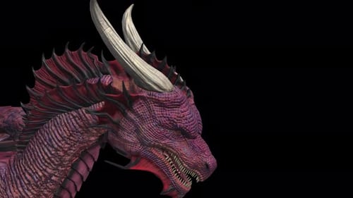 Dragon's Face : Idle Animation