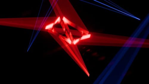 Dynamic Light Patterns Create a Captivating Visual Experience for VJ Loops