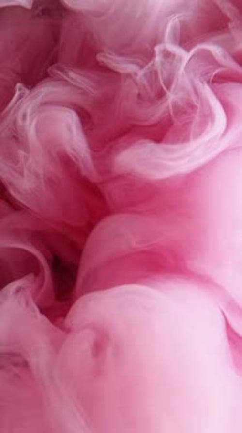 Abstract Swirling Pink and White Colors