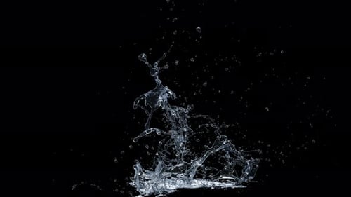 Dynamic Realistic Water Splash Animation