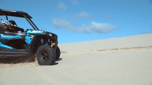 Super slow motion atv sand dune ride in the Oregon desert with phantom flex 4k