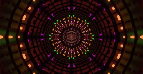 Flux de particules incandescentes : assistez à un flux fascinant de particules incandescentes dans cette œuvre d'art animée