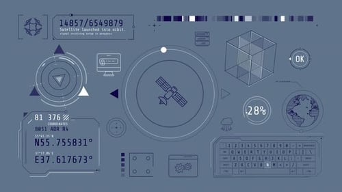 Animação de Infográficos sobre detecção e geolocalização no canal alfa