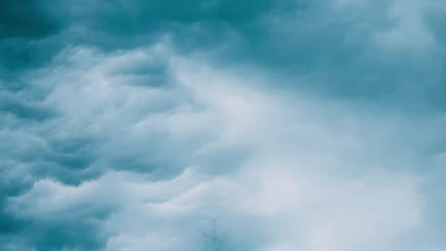 Dramatic Clouds Sweeping Across the Sky