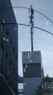 Exploring Urban Architecture Featuring a Telecom Tower Along with ...