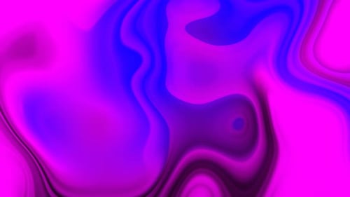 Vibrant Abstract Fluid Gradient Motion Background Loop