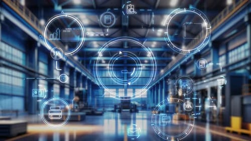 Infografía sobre la automatización de la producción y los talleres