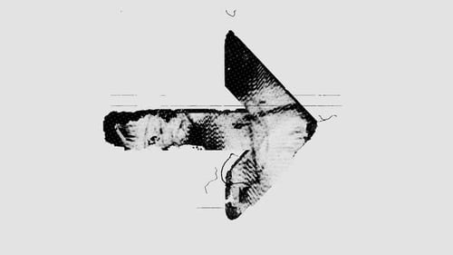 Grungy Glitch Arrow Digital Transition