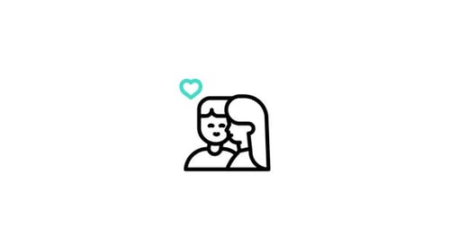 Kissing Animated Icon