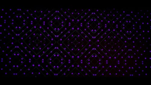 Animated Glowing Purple Digital Grid Background