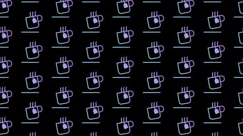 Black Tea Black Animated Loop Background 4K