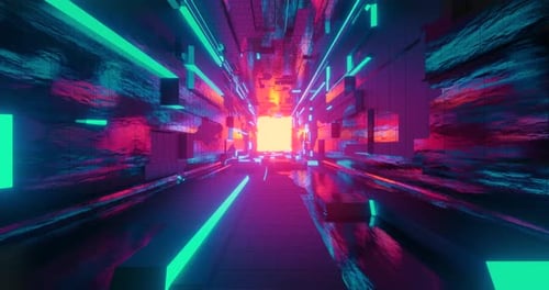 Hintergrund: abstrakte Bewegungsvideoschleife