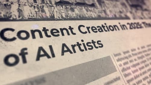 Content Creation In 2025 The Rise Of Ai Artists Newspaper