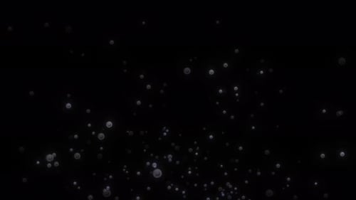 Animation mit aufsteigenden Blasen. Loop-Animation