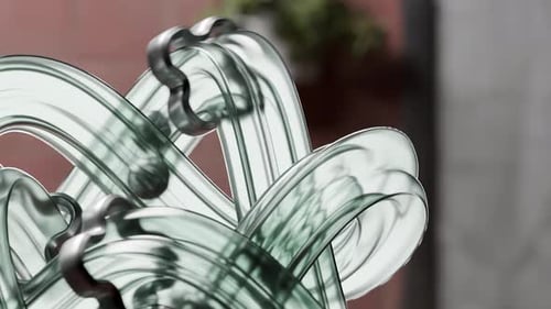 3D Abstract Marble Run Loop