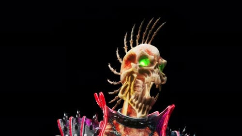 Punk Skeleton VJ Loop
