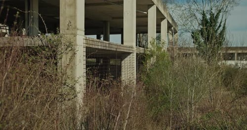 Overgrown Remnants of Zagreb's Abandoned University Hospital