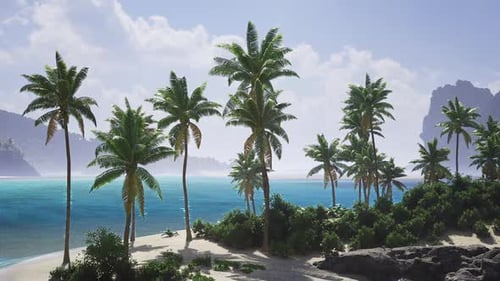 Vue orageuse sur l'île Maurice Une tempête déchaîne la fureur sur le littoral tropical