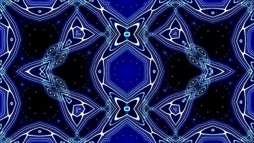 Abstract Kaleidoscope Motion Animation Background Video