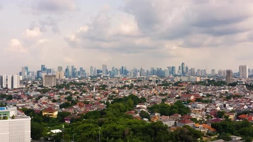 Aerial View of Jakarta